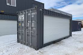 Grey Container with Large Door