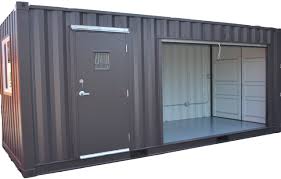 Container with Personnel Door