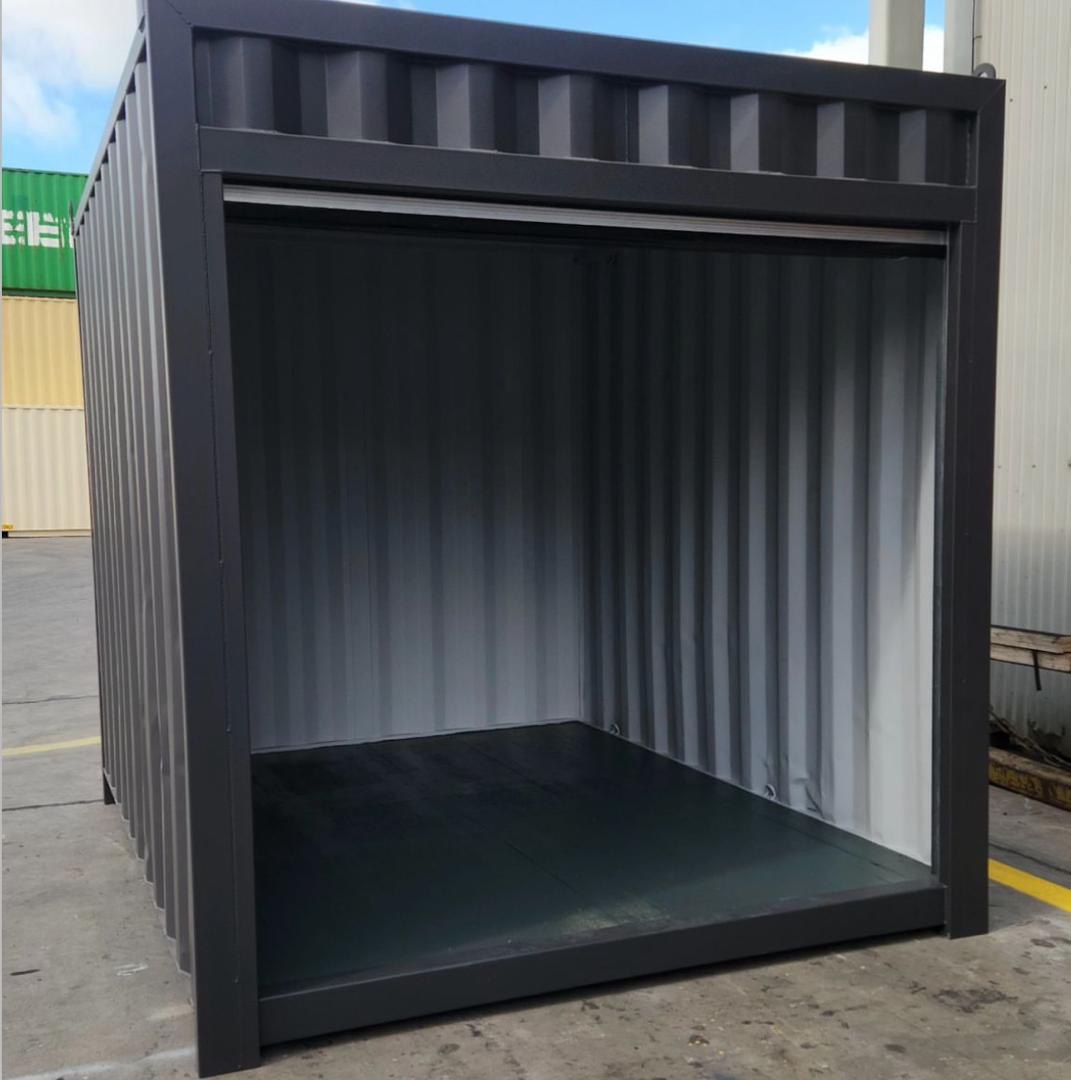 Grey Container Interior