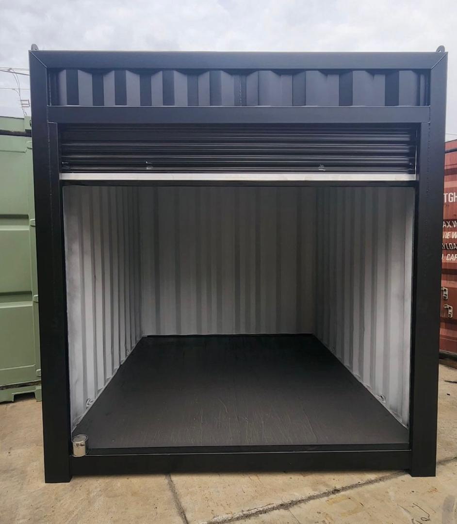 Black Container Open