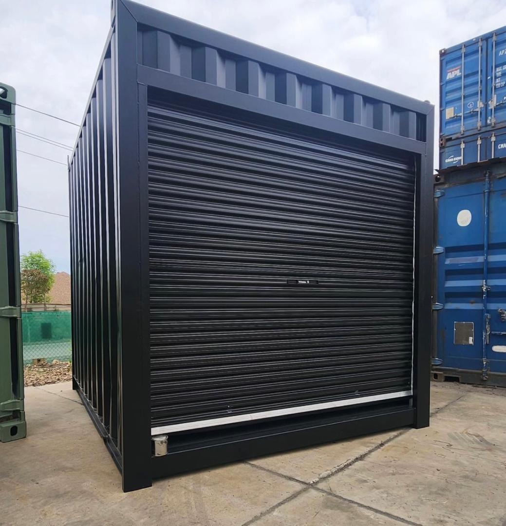 Black Container Side View