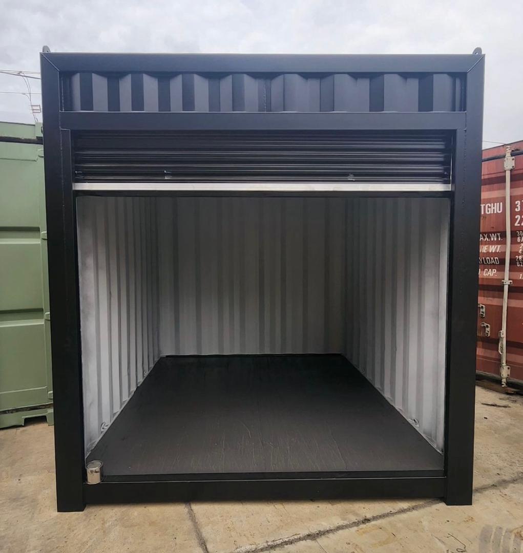 Black Container Open View